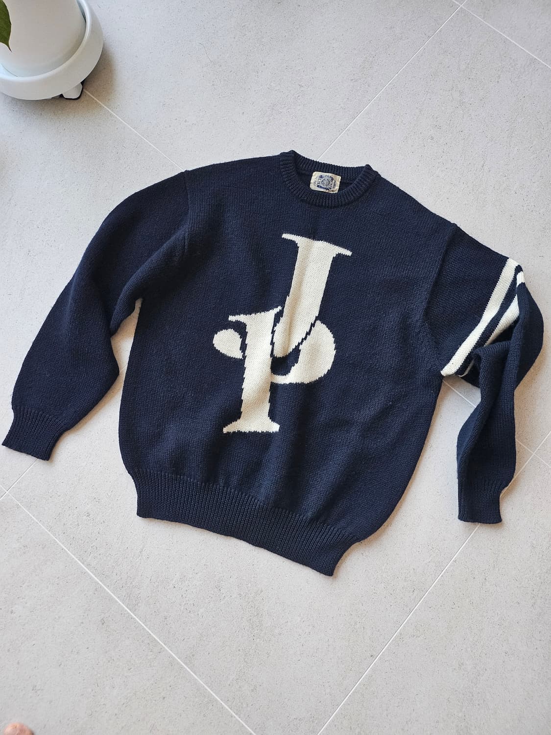 제이프레스 로고 울 니트 상품이미지1