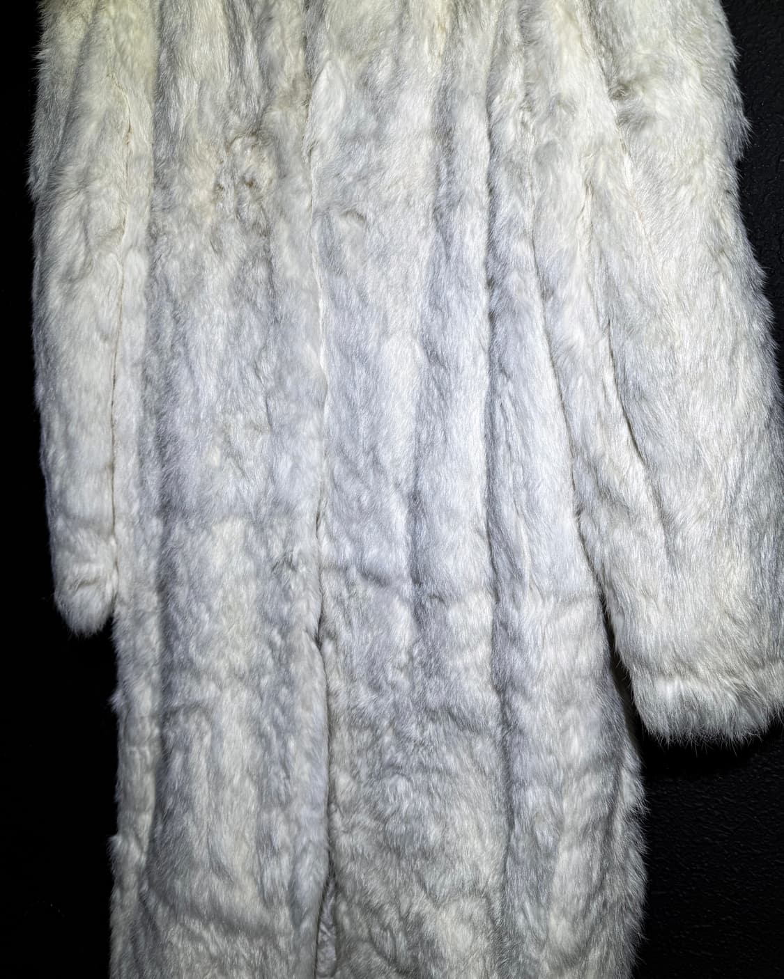 White Real Fur Long Coat 상품이미지3