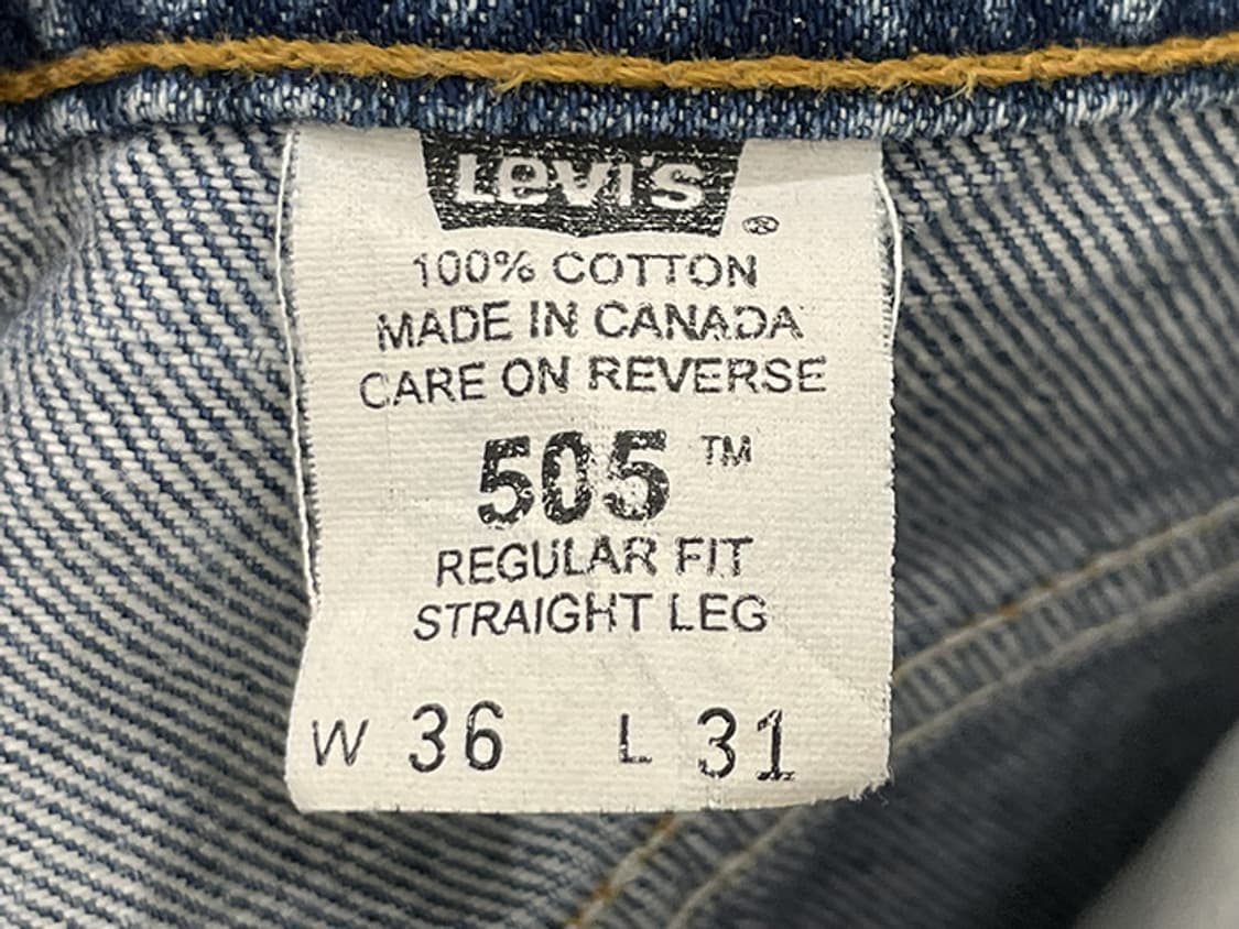 LEVI'S 505_ made in CANADA #53 (35) 상품이미지9