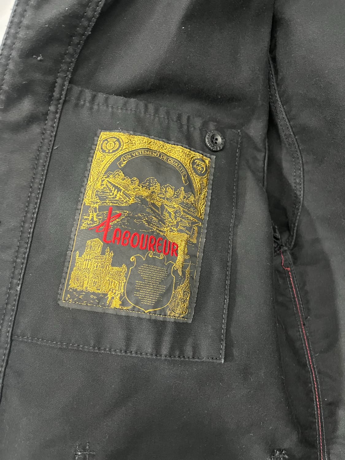 르라부어 워크자켓 블랙 2사이즈 상품이미지5