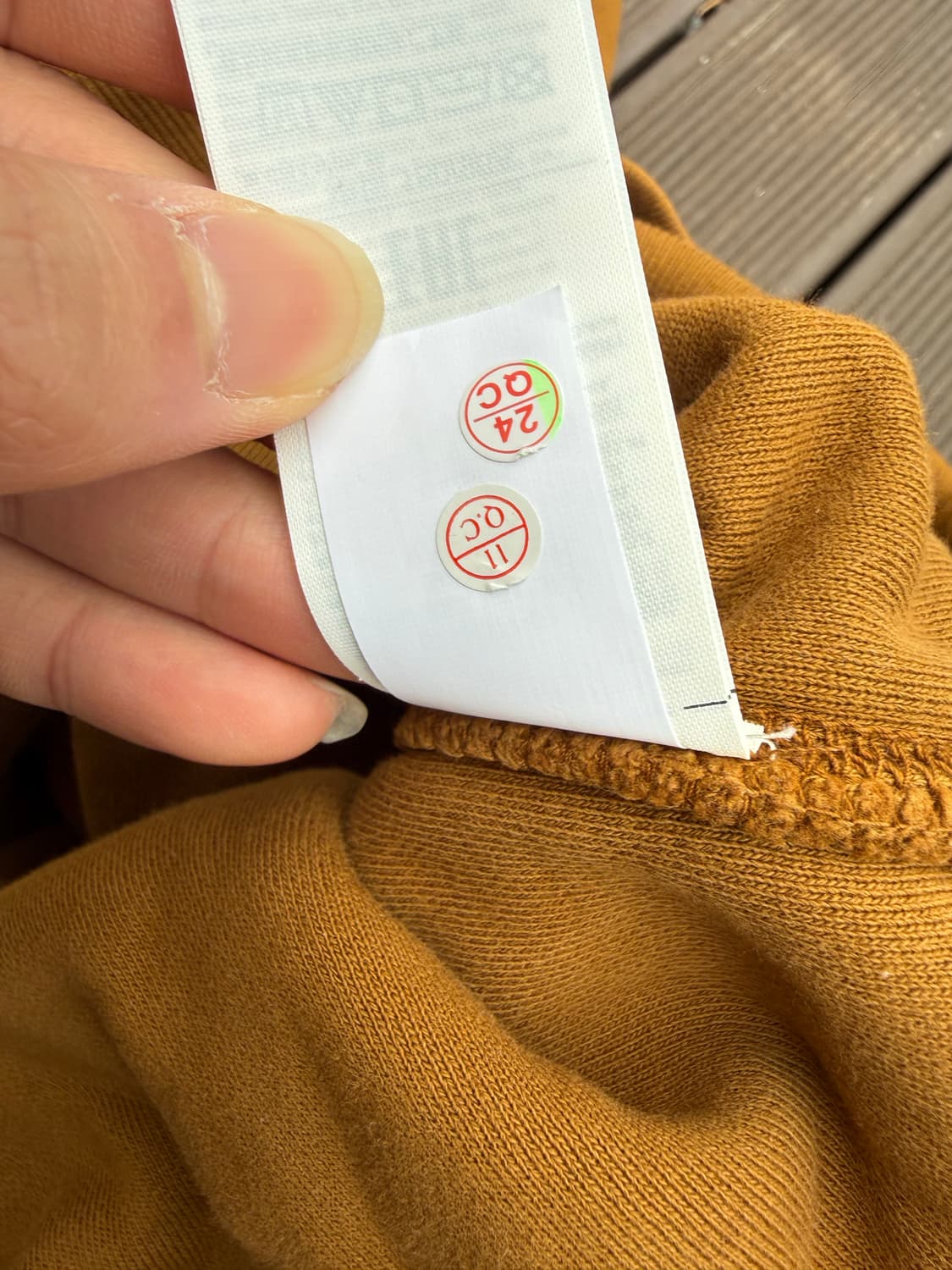 Yeezy X GAP 이지 갭 후드 라이트 브라운 후드티 상품이미지6