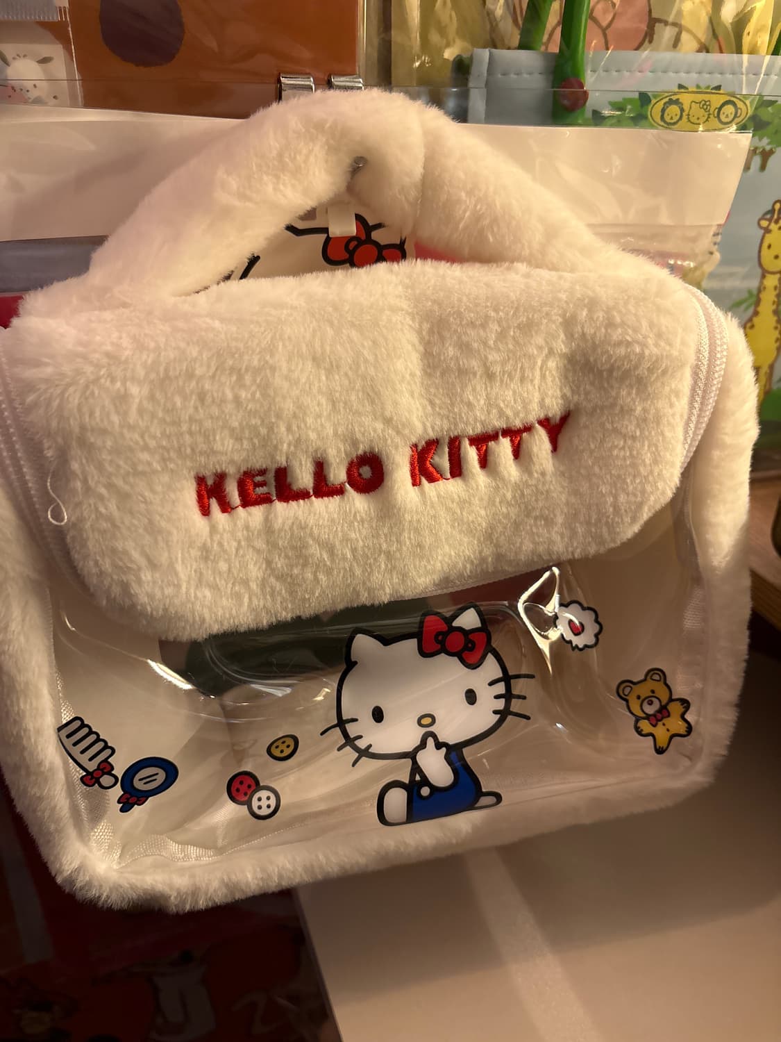 헬로키티 투명 파우치가방 상품이미지1