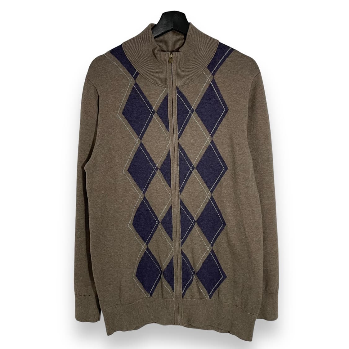 바나나리퍼블릭 패턴 니트 집업 상품이미지1