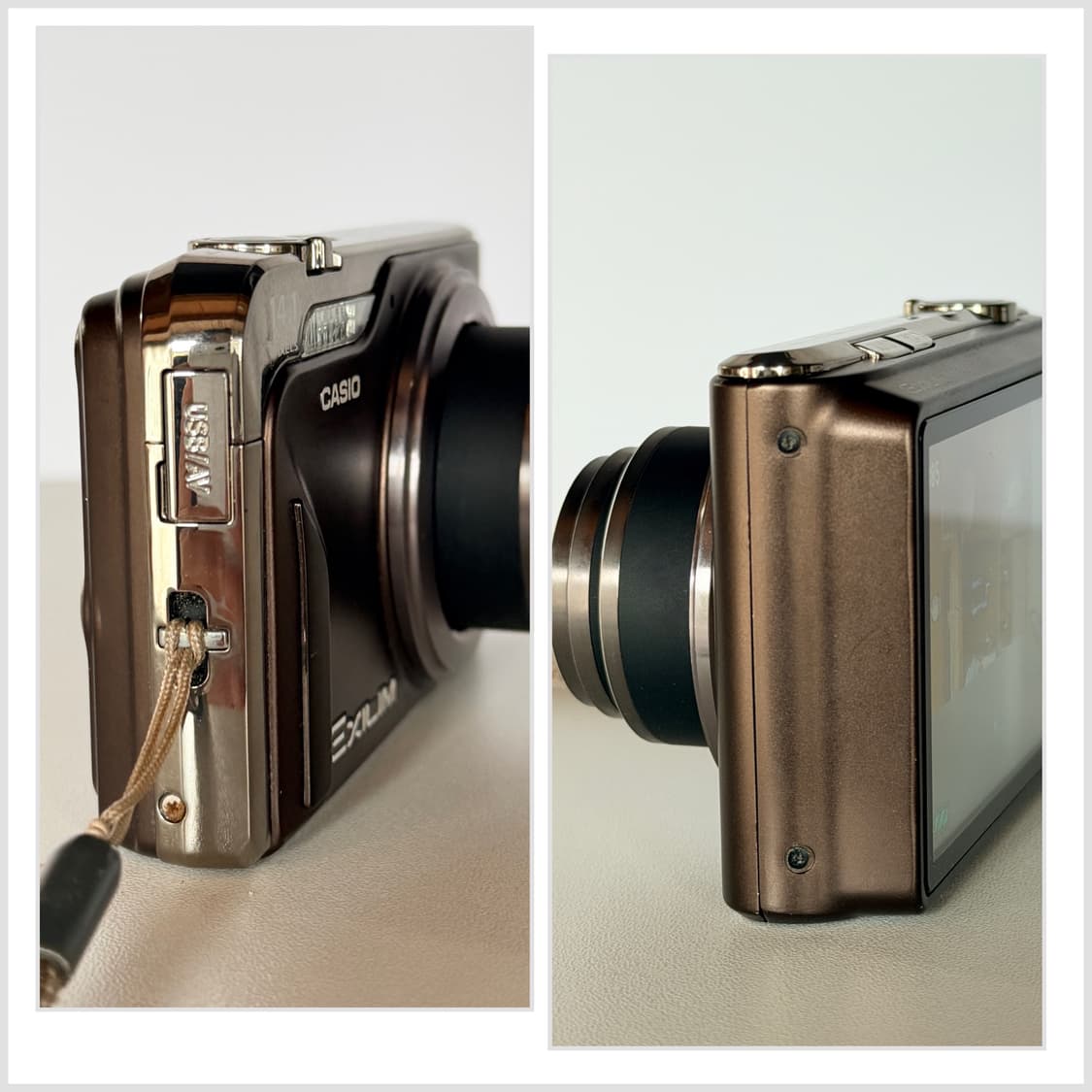 ✨츄 디카 미품✨CASIO 카시오 EX-H15 쵸코브라운🤎 상품이미지8