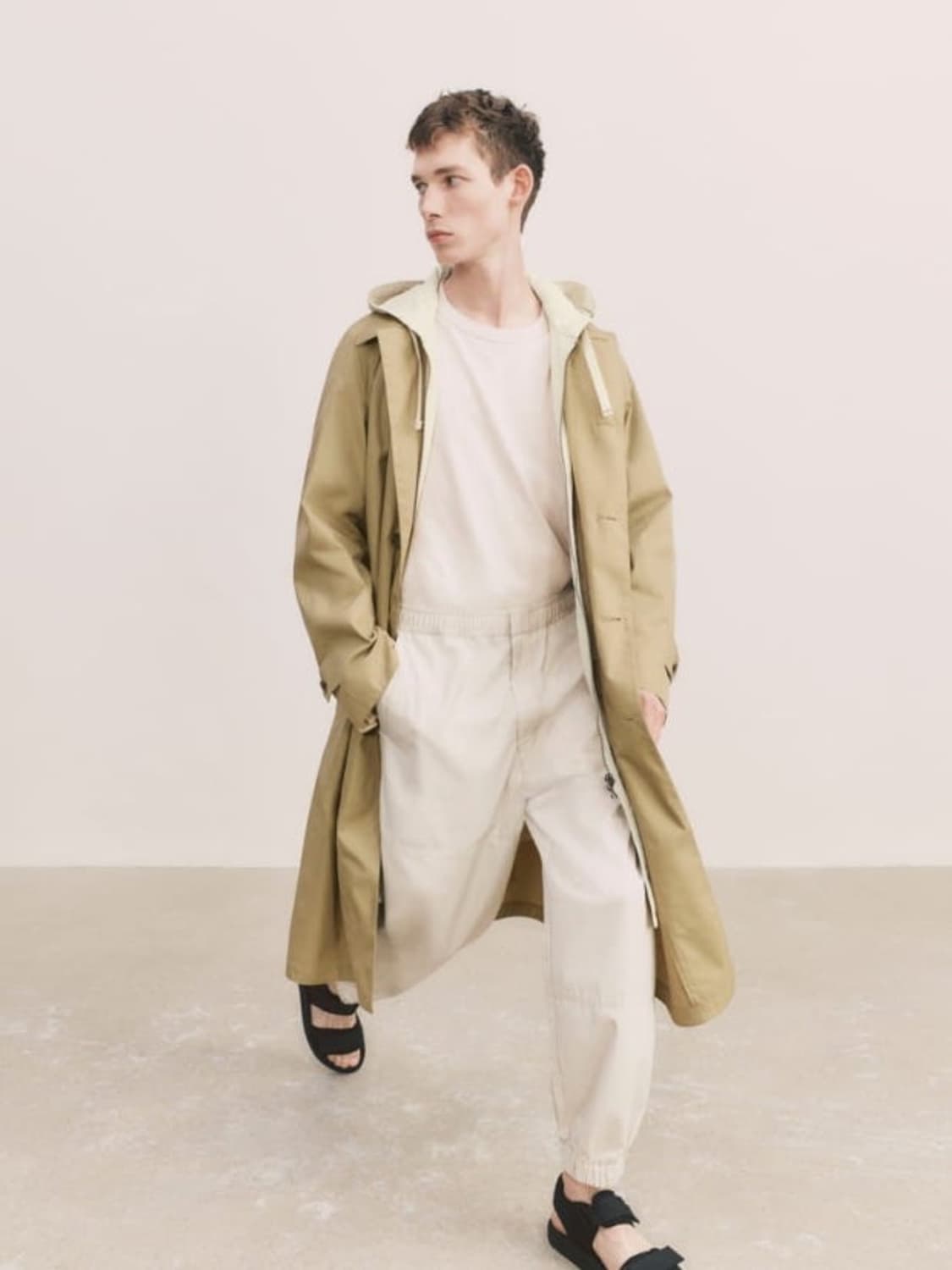 [유니클로U] 21SS 후디드 코트(새상품) - XL 상품이미지3