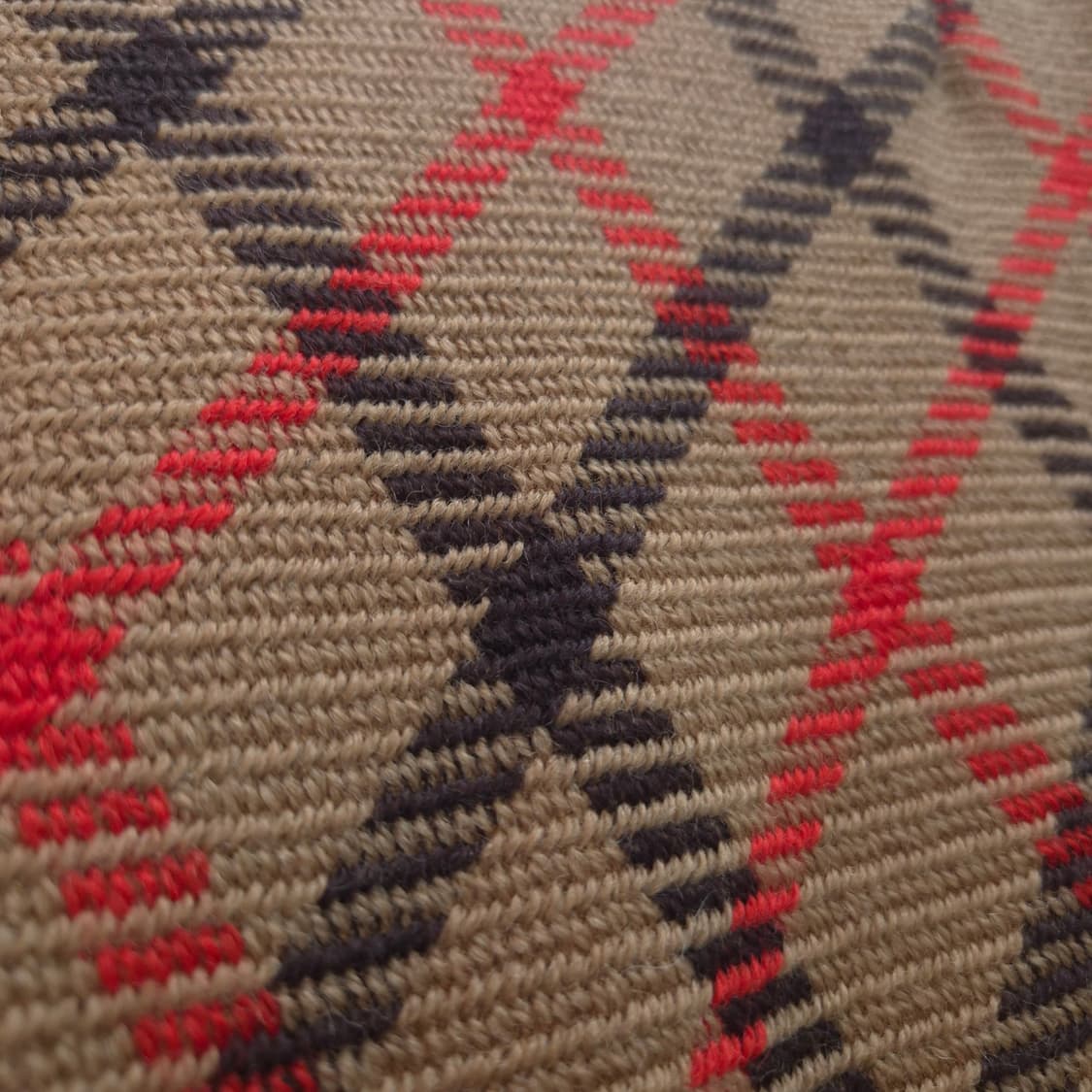 울 100% 클래식체크 롱스커트 상품이미지5