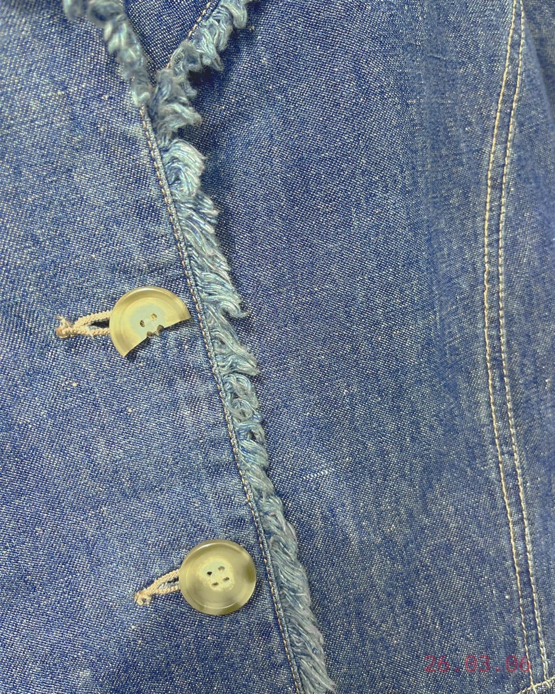 Raw Edge Denim Jacket 데님자켓 상품이미지2