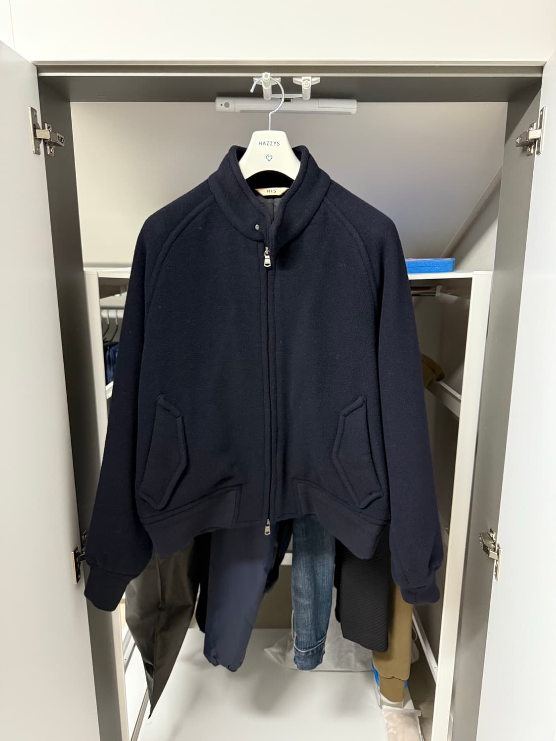 [S] 헤지스 헤링턴 블루종 네이비 상품이미지1