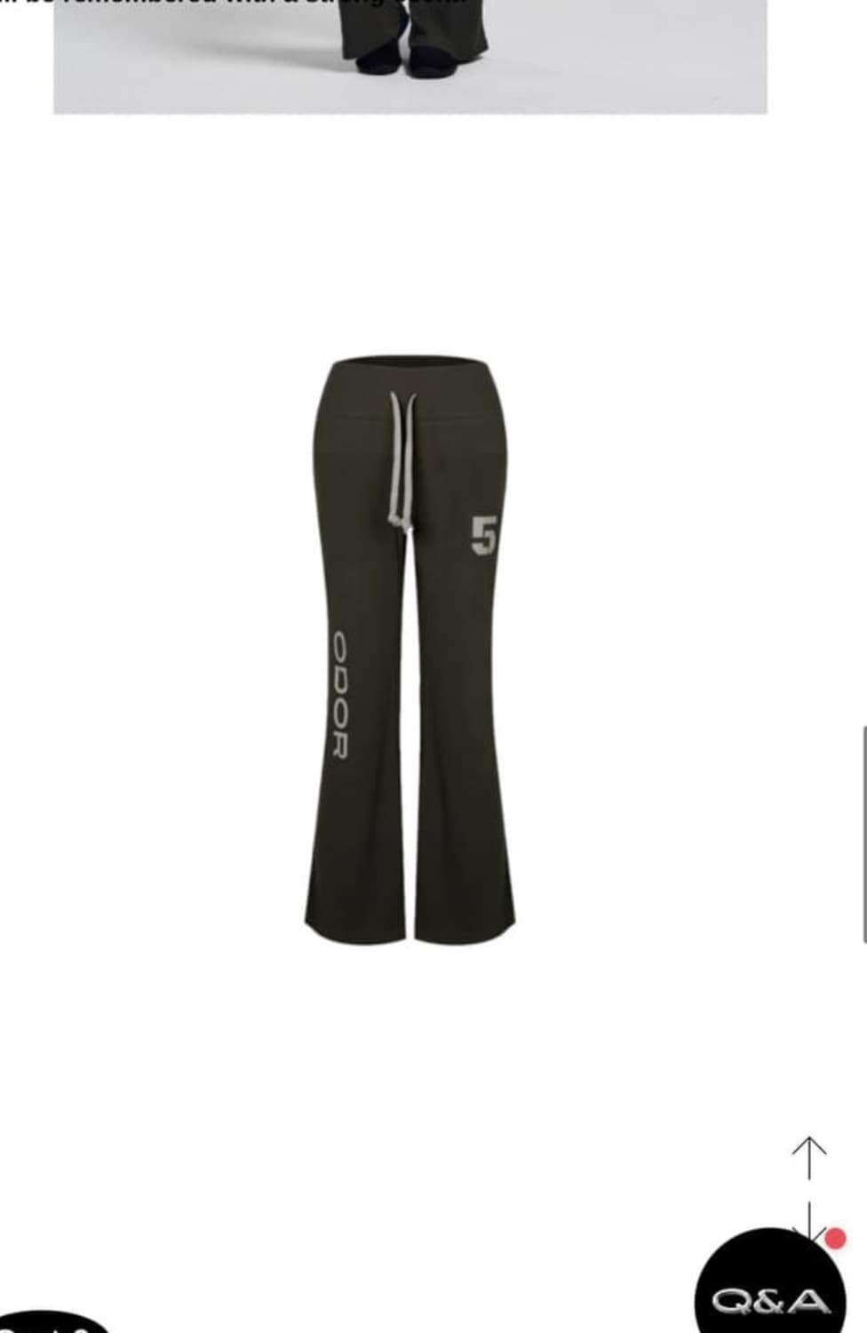 오도어 와플팬츠 odor waffle pants 카키 상품이미지2