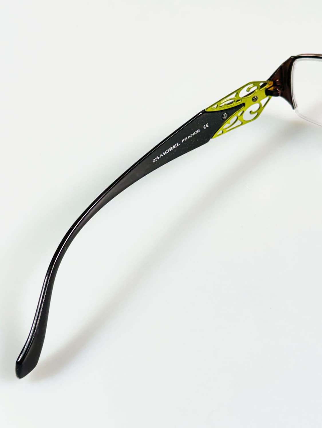 프랑스제 KOALI by MOREL 메탈 반무테 스퀘어 빈티지 안경 상품이미지7