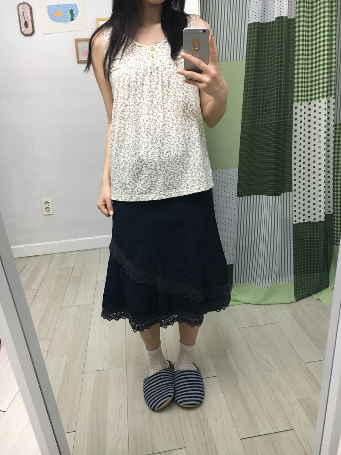 옐로우 플라워 슬리브리스 상품이미지9