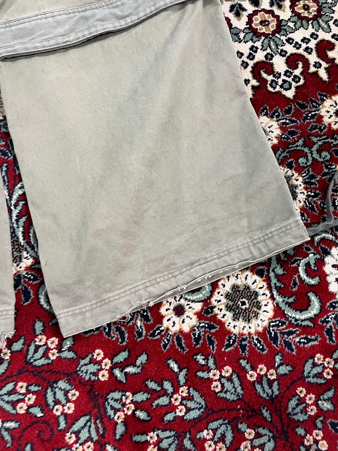 파프롬왓 레이어드 팬츠 올리브 상품이미지5