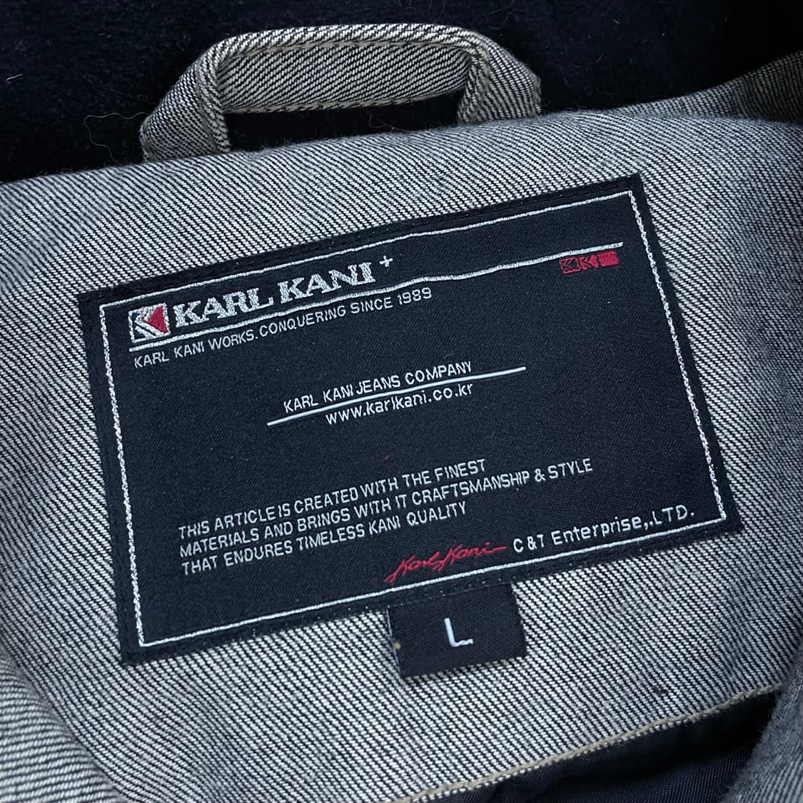 칼카니 올드스쿨 데님 점퍼 퍼 패딩  상품이미지5