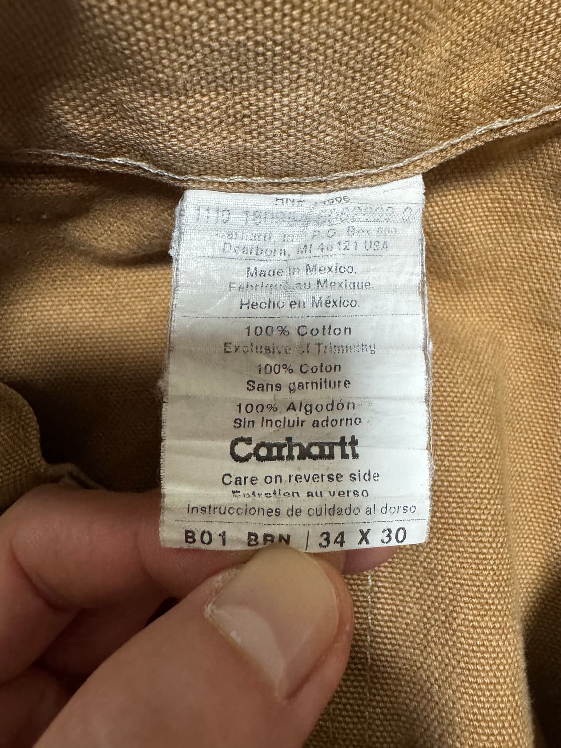 칼하트 B01 더블니 팬츠 상품이미지3