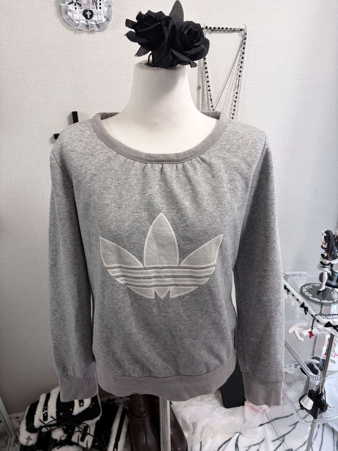 아디다스 멜란지 맨투맨 상품이미지4