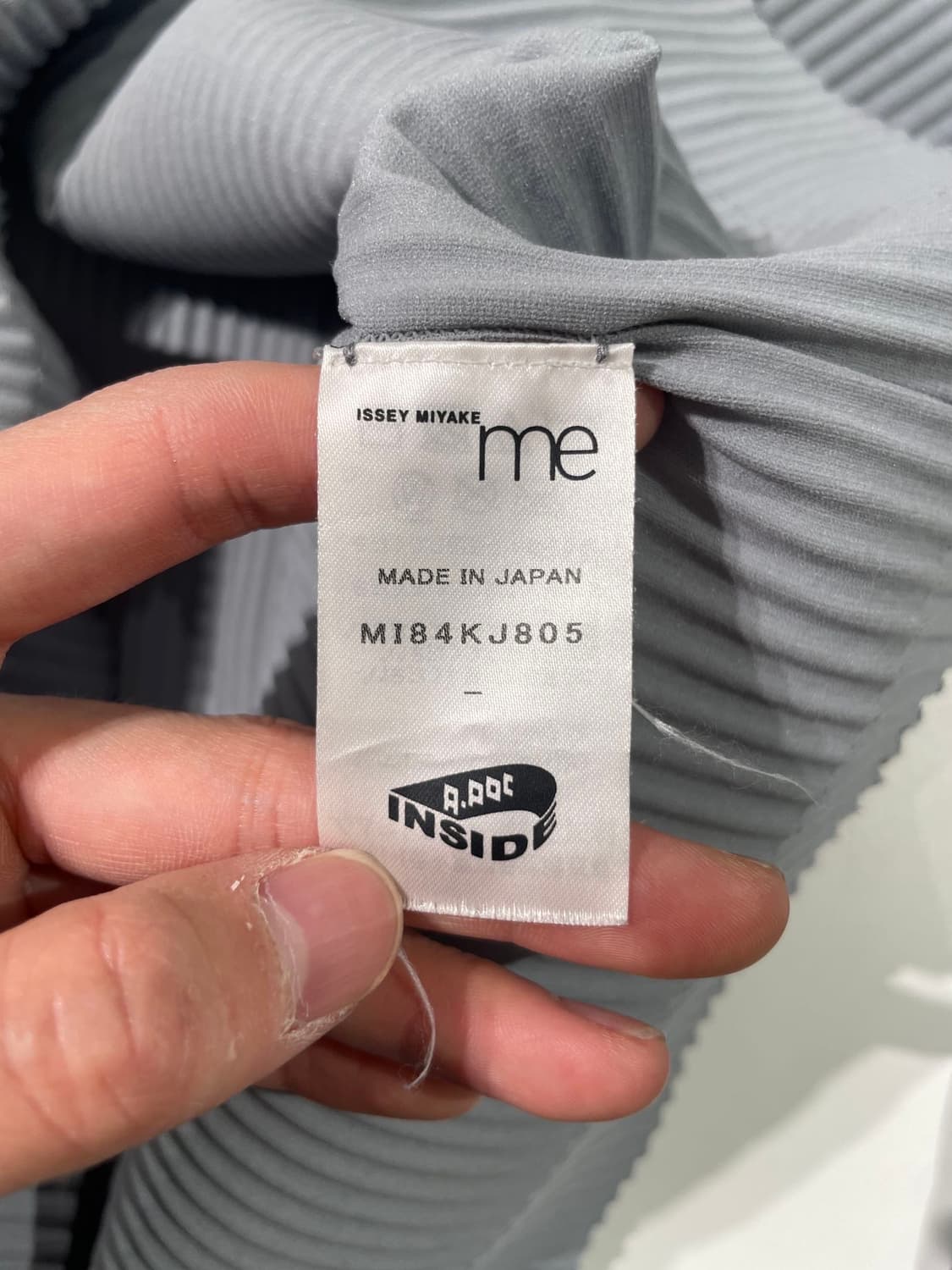이세이 미야케 미 그레이 플리츠 롱 슬리브 상품이미지7