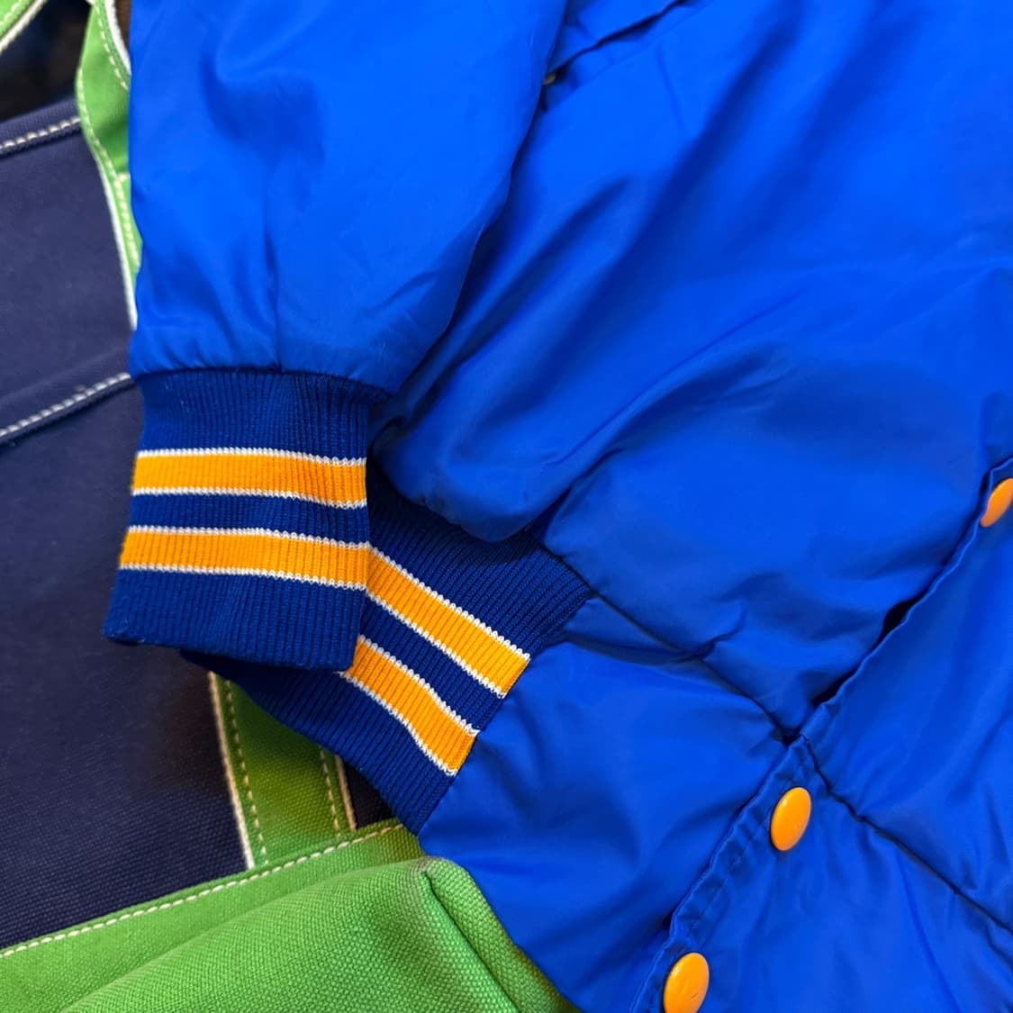 80 90S RENNOC 미국빈티지 라이트 바시티 자켓 상품이미지3