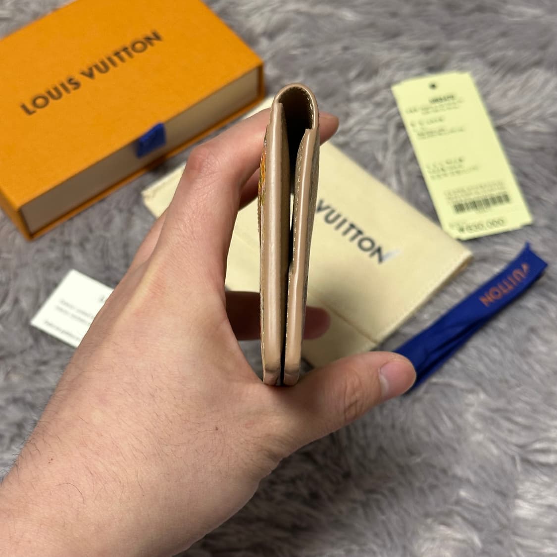 [풀구성] 루이비통 이클립스 서핑 오거나이저 카드지갑 베이지 상품이미지6