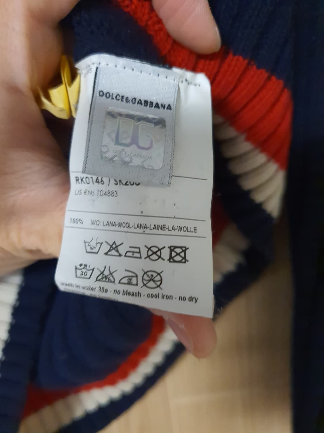 D&G Prepy Sweater 돌체앤가바나 프레피룩 니트 상품이미지4