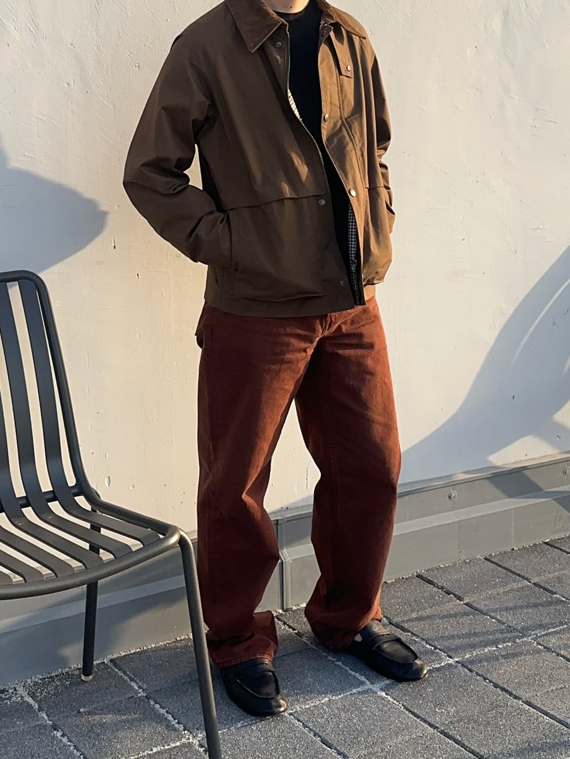 유니클로 바버 스타일 자켓 상품이미지1