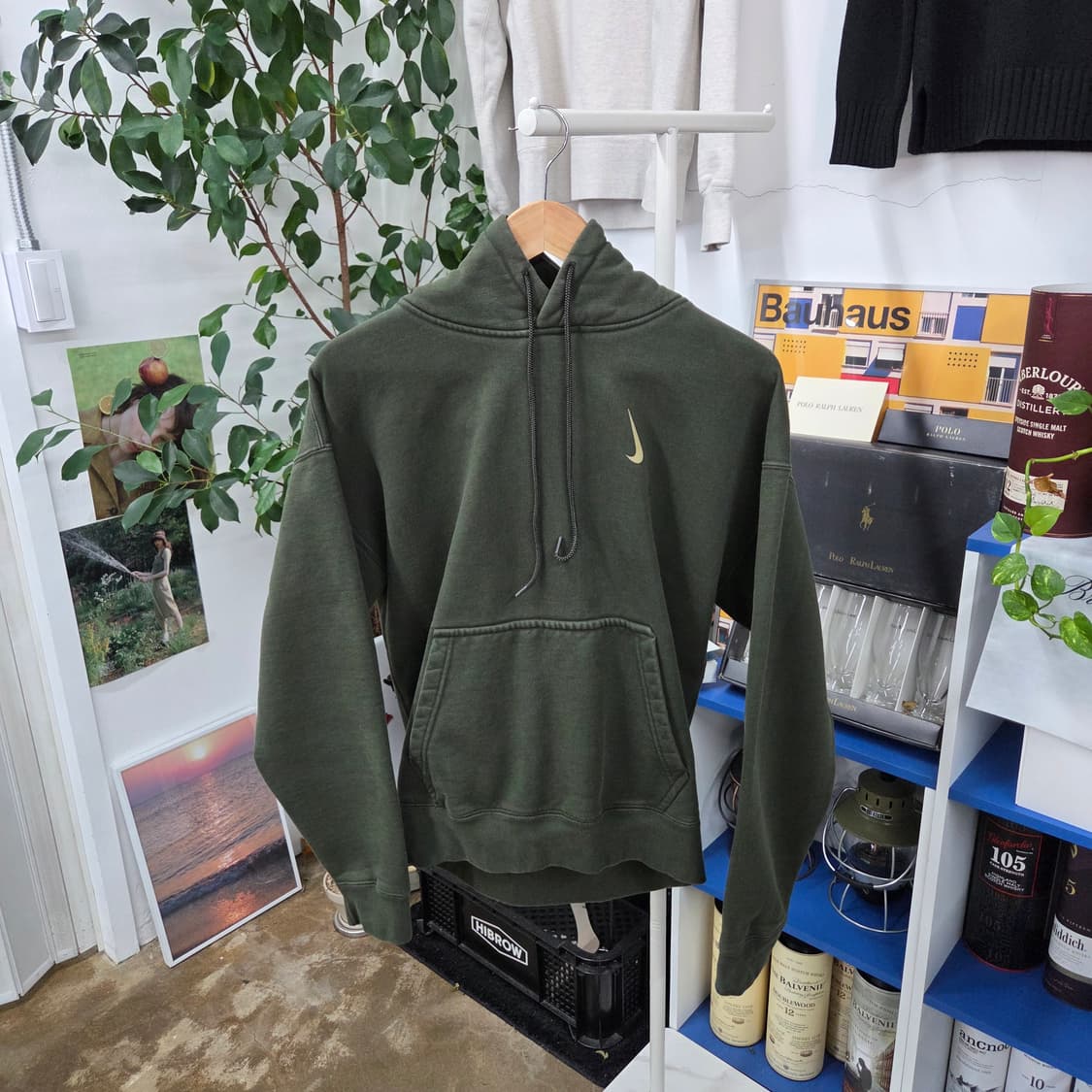 나이키 x 빌리 아일리시 NRG 플리스 후드 세쿼이아 M 상품이미지1