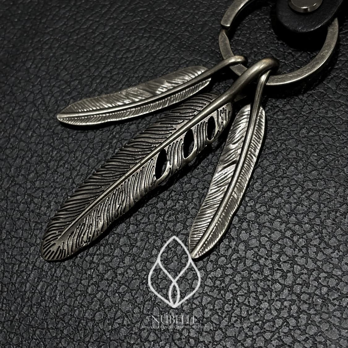 🌗 Harley feather keyring / 빈티지 깃털 키링 상품이미지8