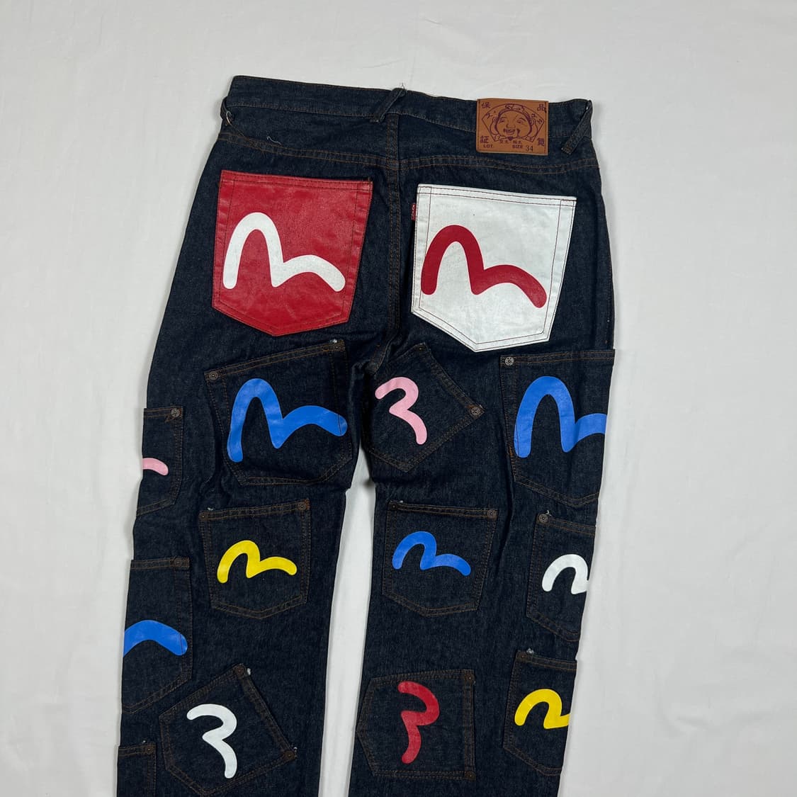 에비수 evisu 멀티포켓 셀비지 데님팬츠 청바지 상품이미지8