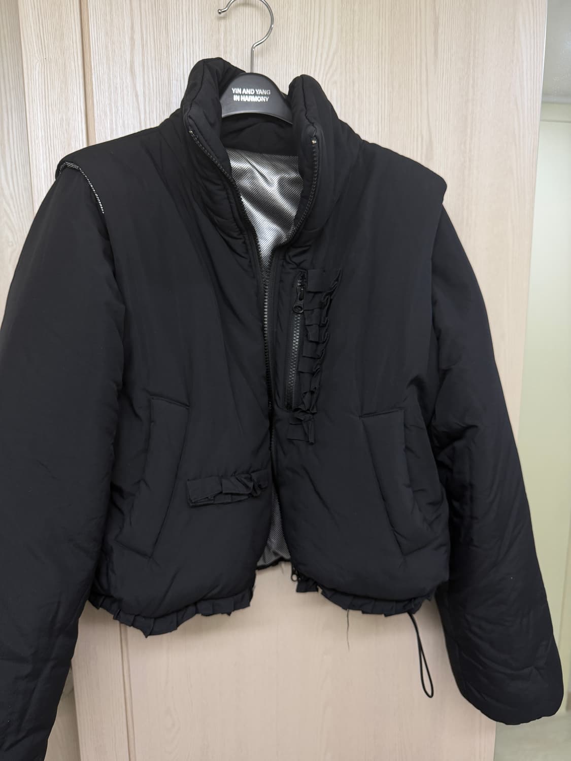 인앤양하모니 니코 패디드 자켓 블랙 상품이미지2