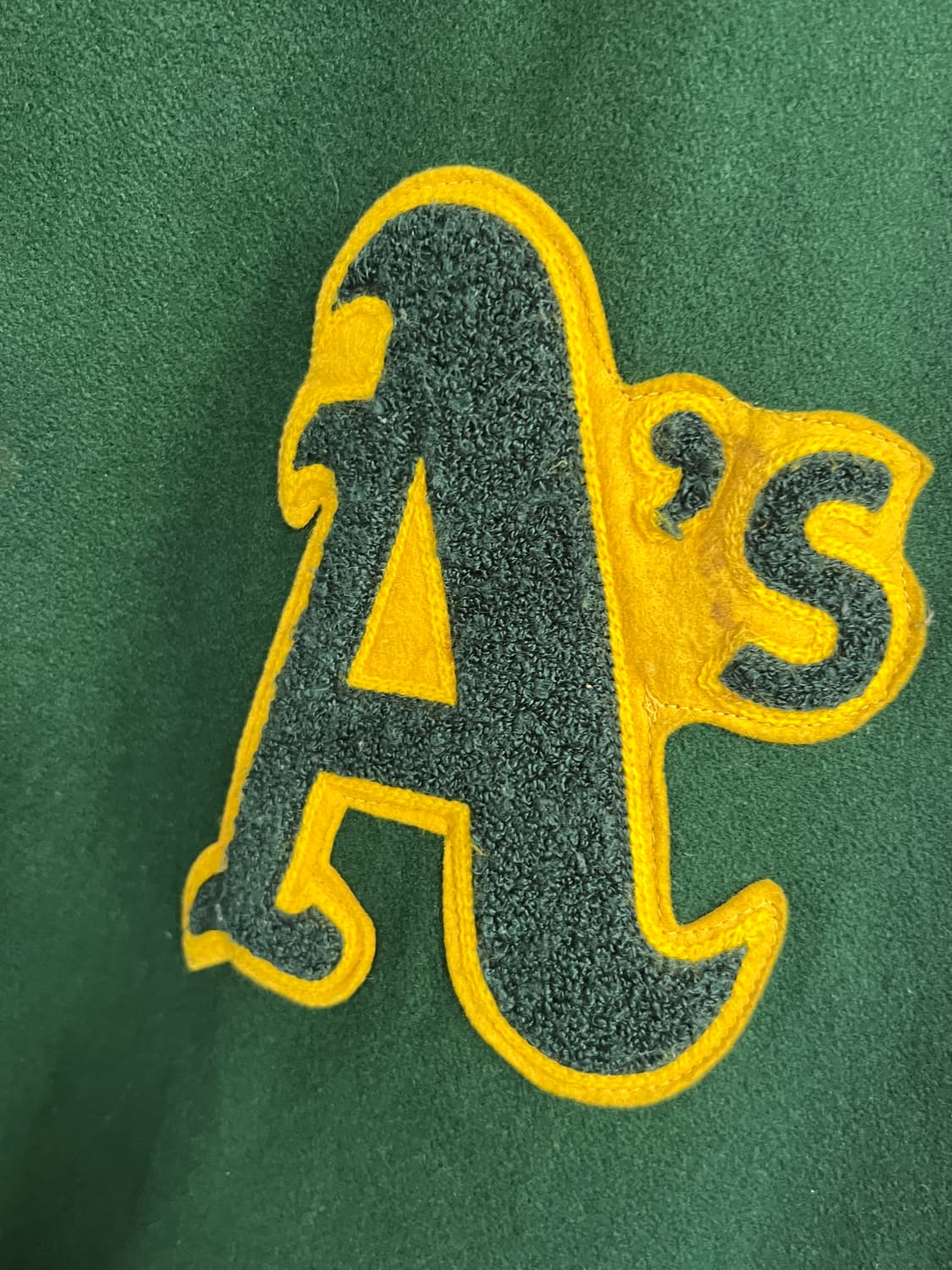 MLB F&F 오클랜드 애슬레틱스 카우레더 바시티 점퍼 상품이미지4