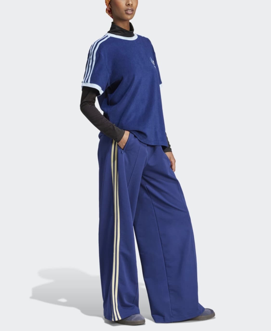 아디다스 테리 3S 티셔츠 다크 블루 - KR 사이즈 상품이미지2