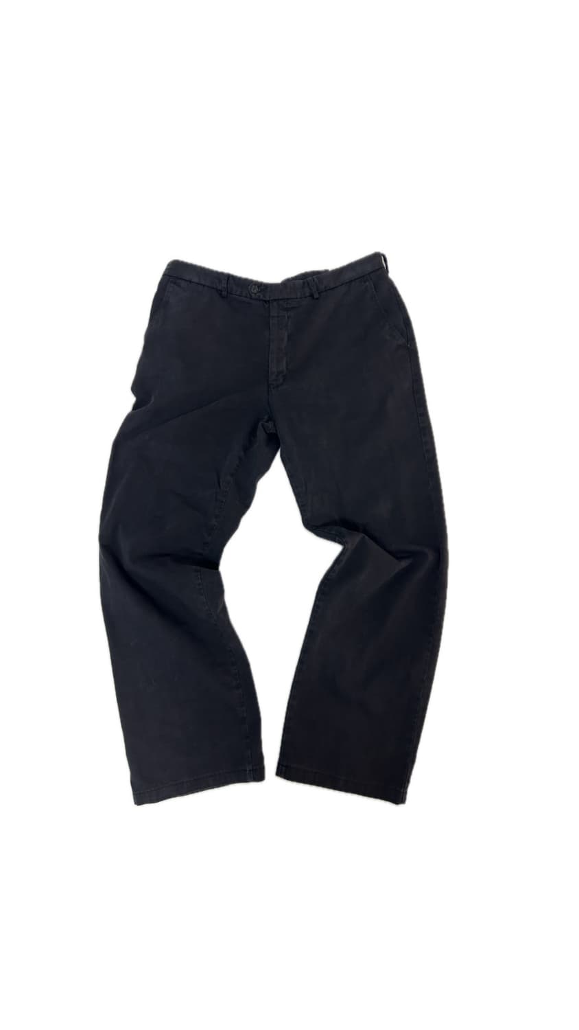 Burberry 버버리 레더탭 코튼 루즈핏 팬츠(정품) size(36) 상품이미지1