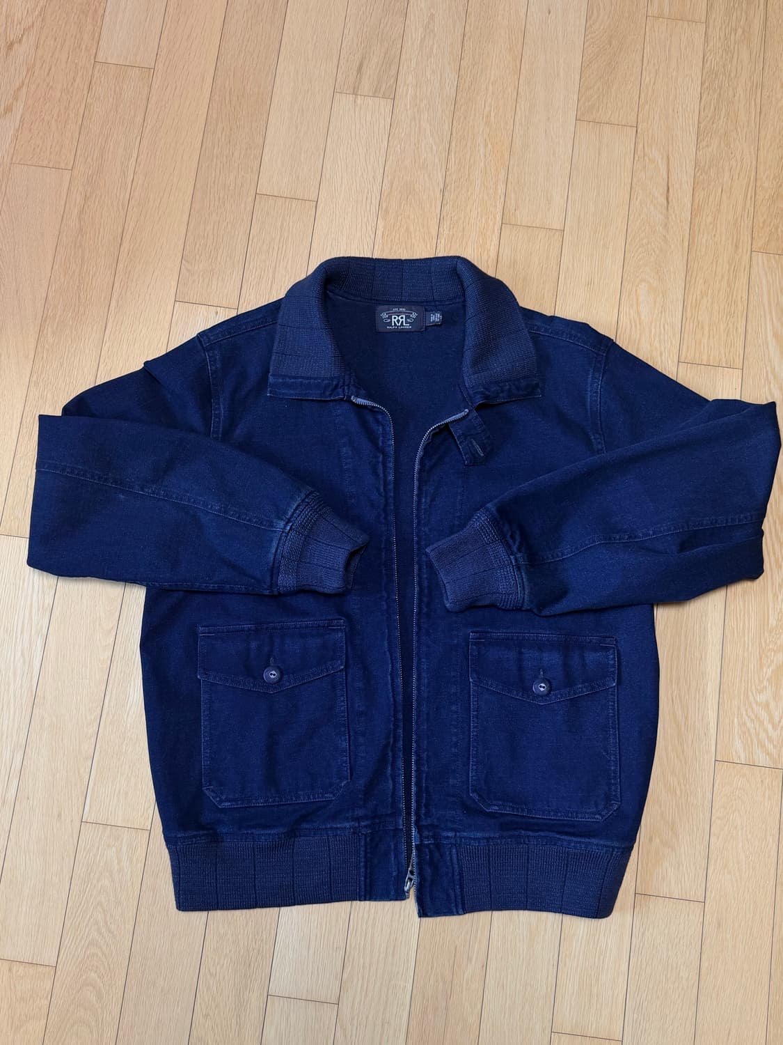 RRL네이비 봄버 자켓 상품이미지1