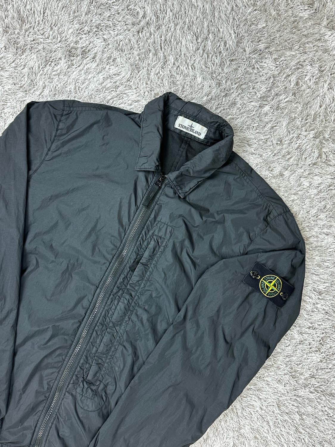 [M] 정품 스톤아일랜드 20FW 크링클랩스 오버셔츠 상품이미지1