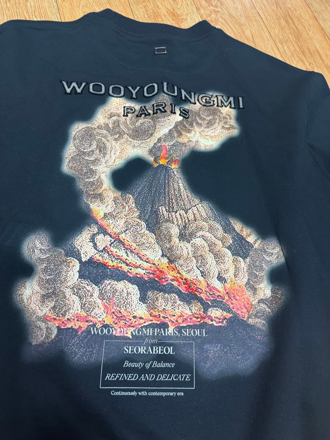 우영미 볼케이노 백로고 스웨트셔츠 52 상품이미지3