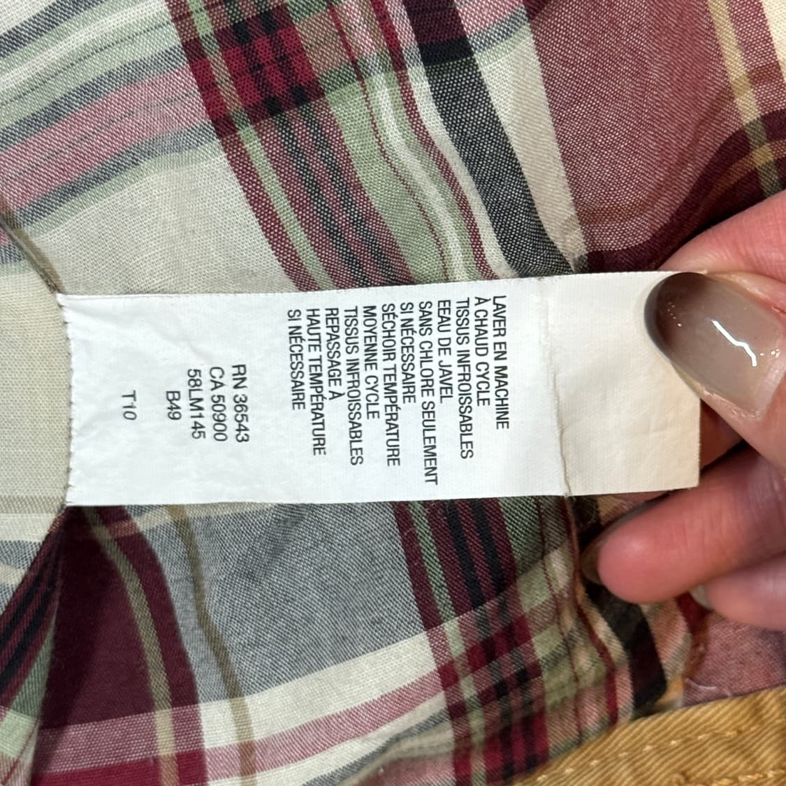 M) Timberland 팀버랜드 카키 코튼 자켓 상품이미지8