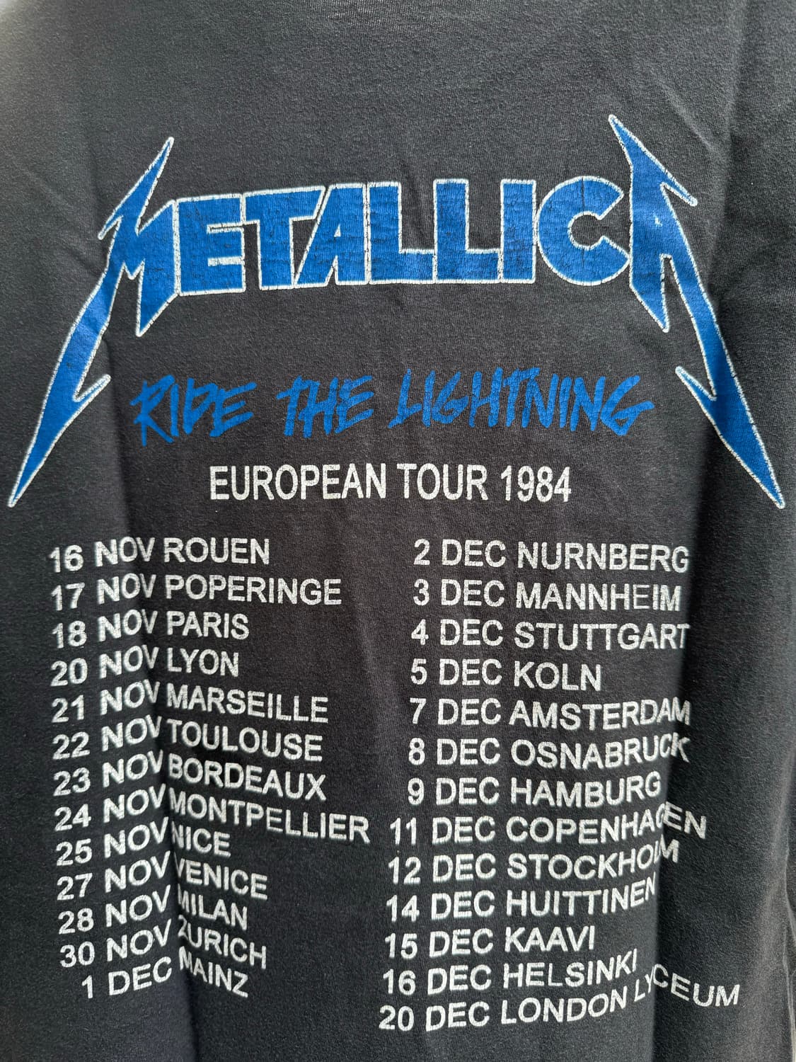 90s 메탈리카 빈티지 티셔츠 투어티 상품이미지5
