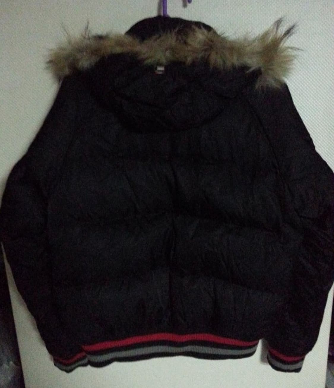 (M) 후부 레이싱 덕다운 패딩 자켓  상품이미지2