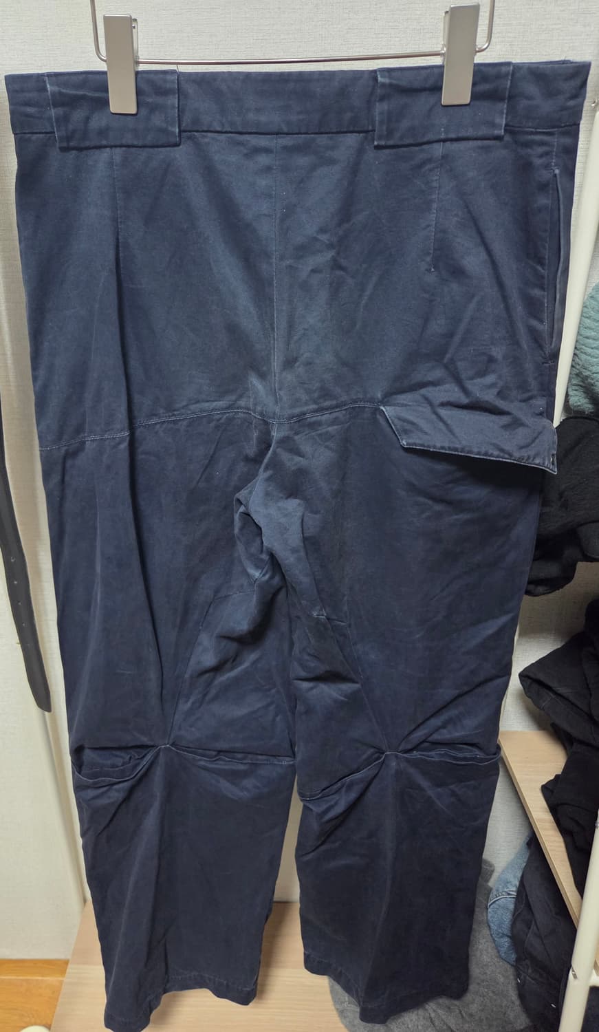 머듈 롬팬츠 네이비 상품이미지4