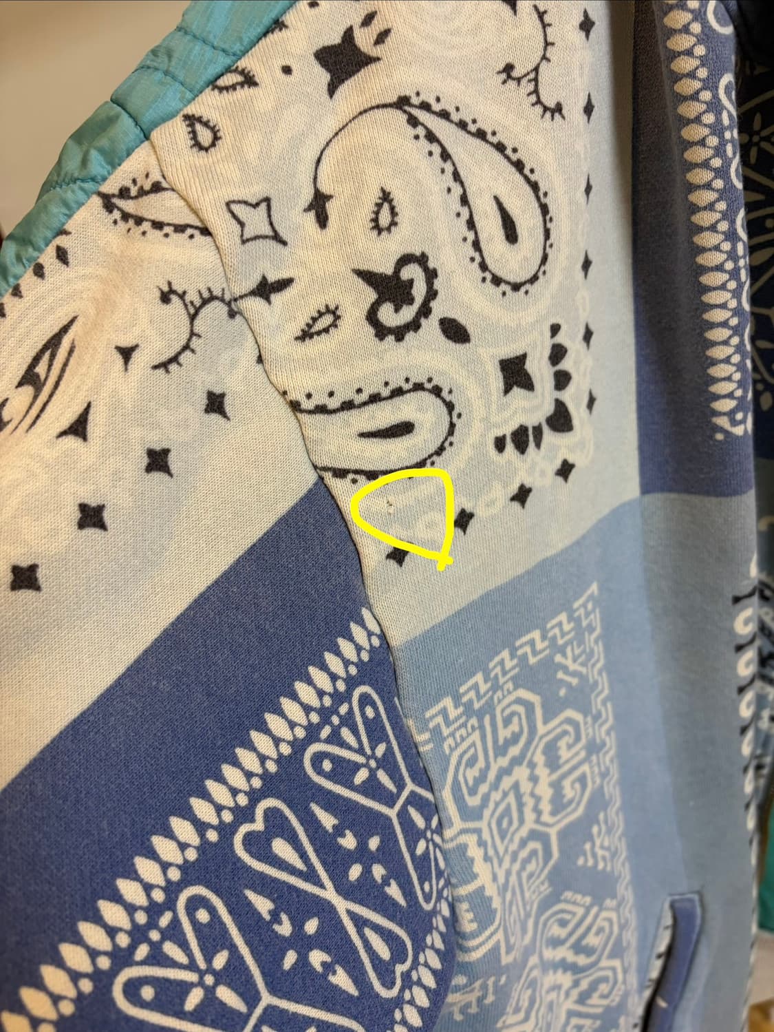 캐피탈 반다나 후드집업 블루 2사이즈(M) 상품이미지5