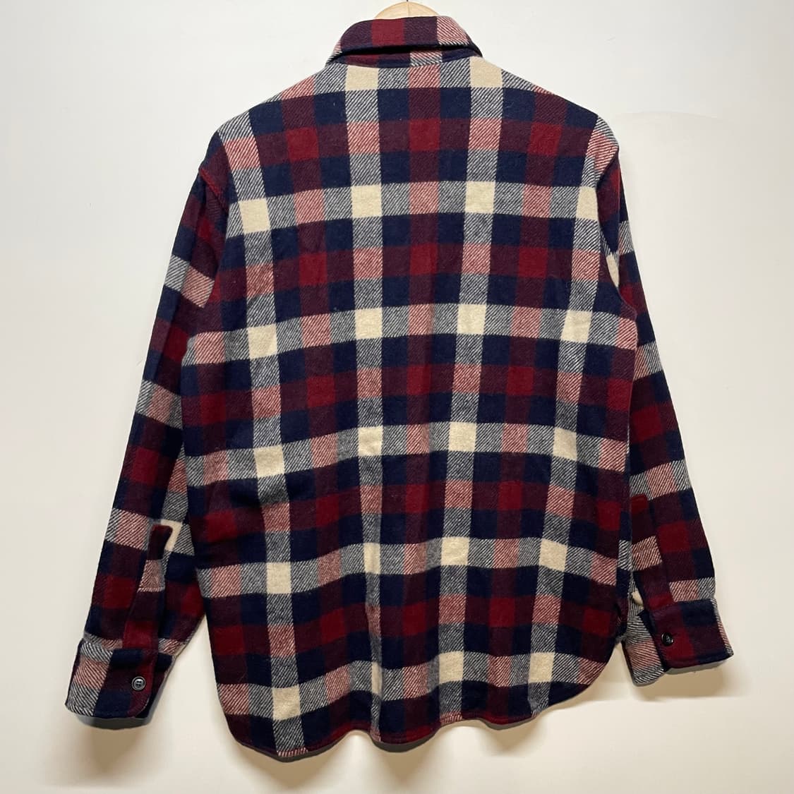 1990s 울리치 체크 플란넬 셔츠 상품이미지2
