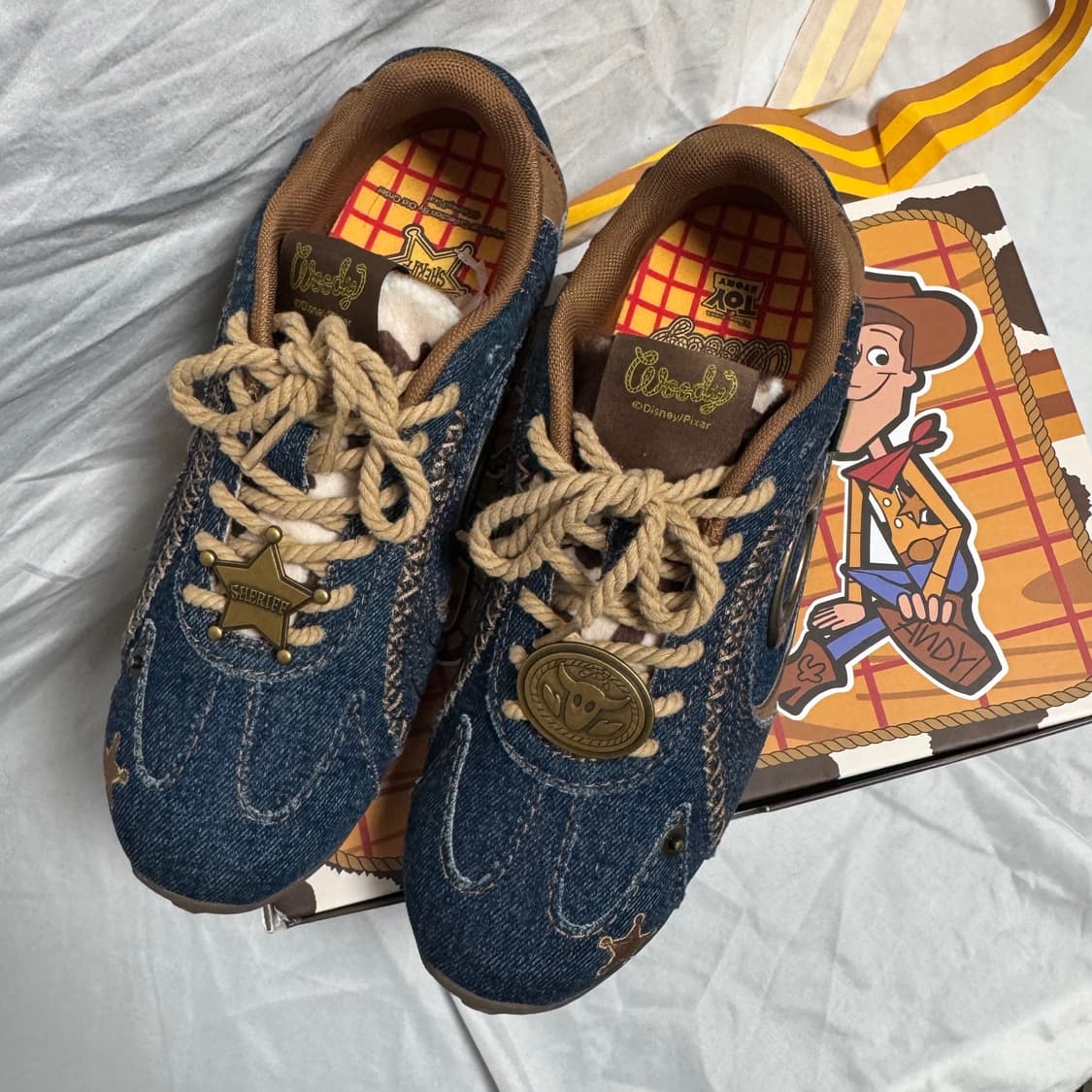 올드오더 디즈니 토이스토리 카우보이 데님 스니커즈 245 상품이미지2