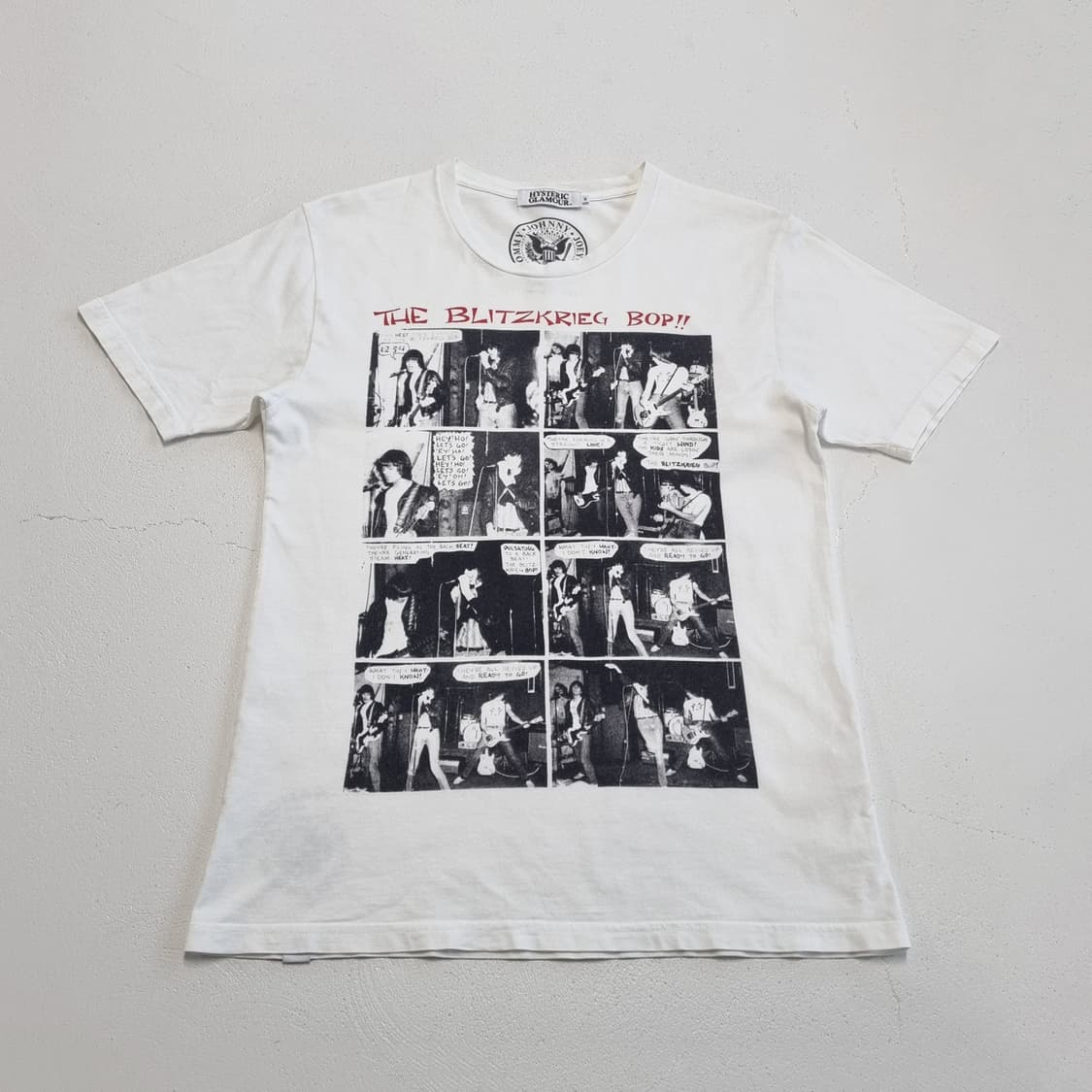 Hysteric Glamour x RAMONES 밴드티셔츠 - S 상품이미지2