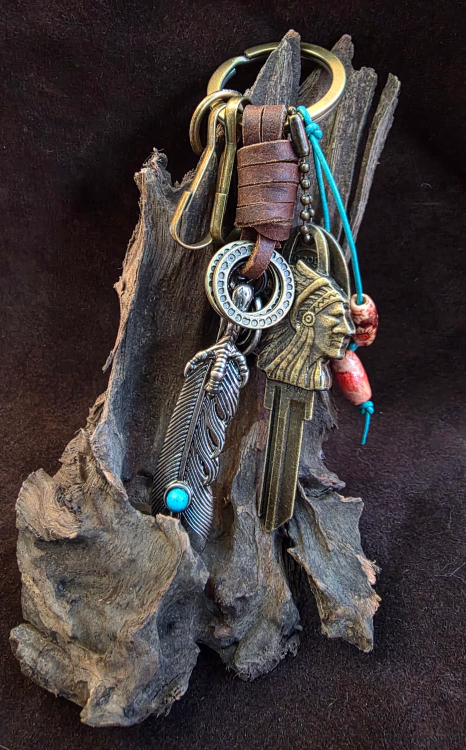 3cross leather navajo keyring 상품이미지5