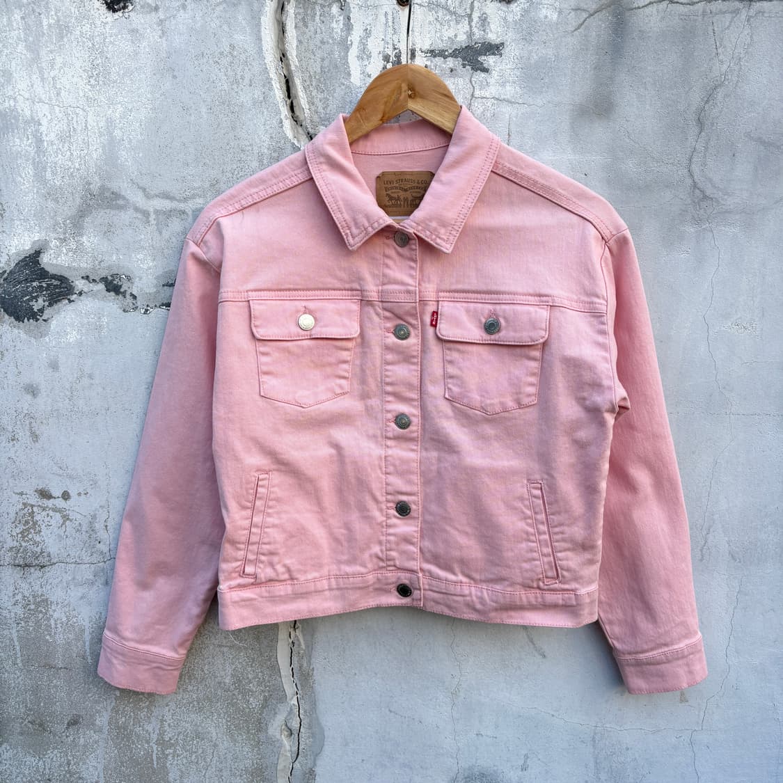 Levi’s 리바이스 핑크 데님 자켓 상품이미지1
