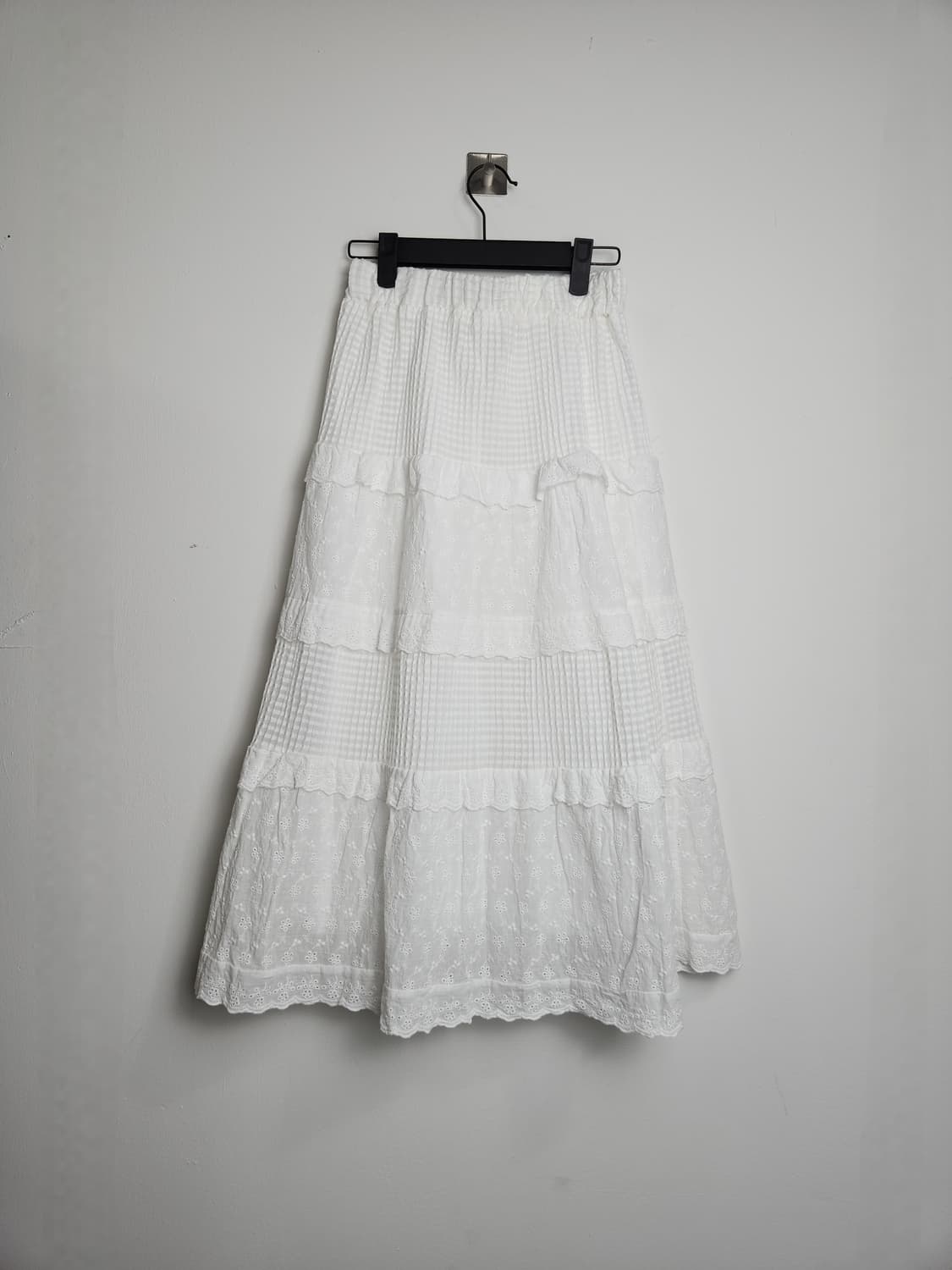 펀칭 캉캉 롱 스커트 상품이미지9