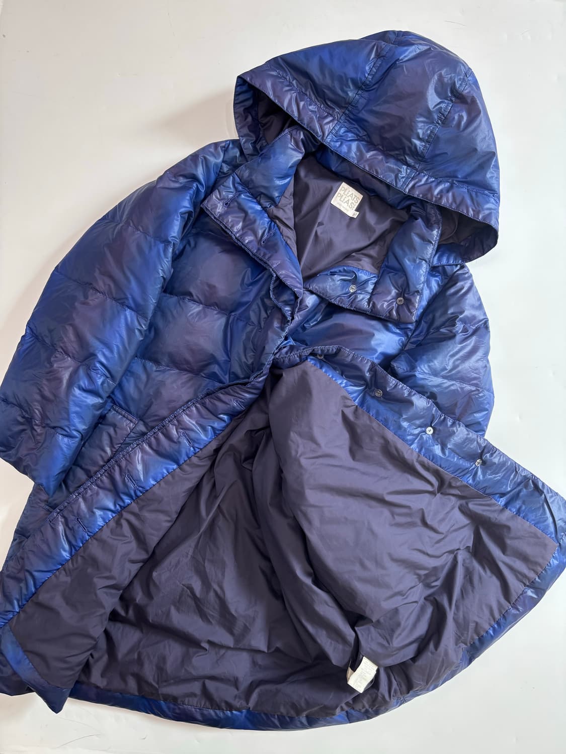 Pleats Please 플리츠플리즈 블루 타이다이 롱패딩 상품이미지5