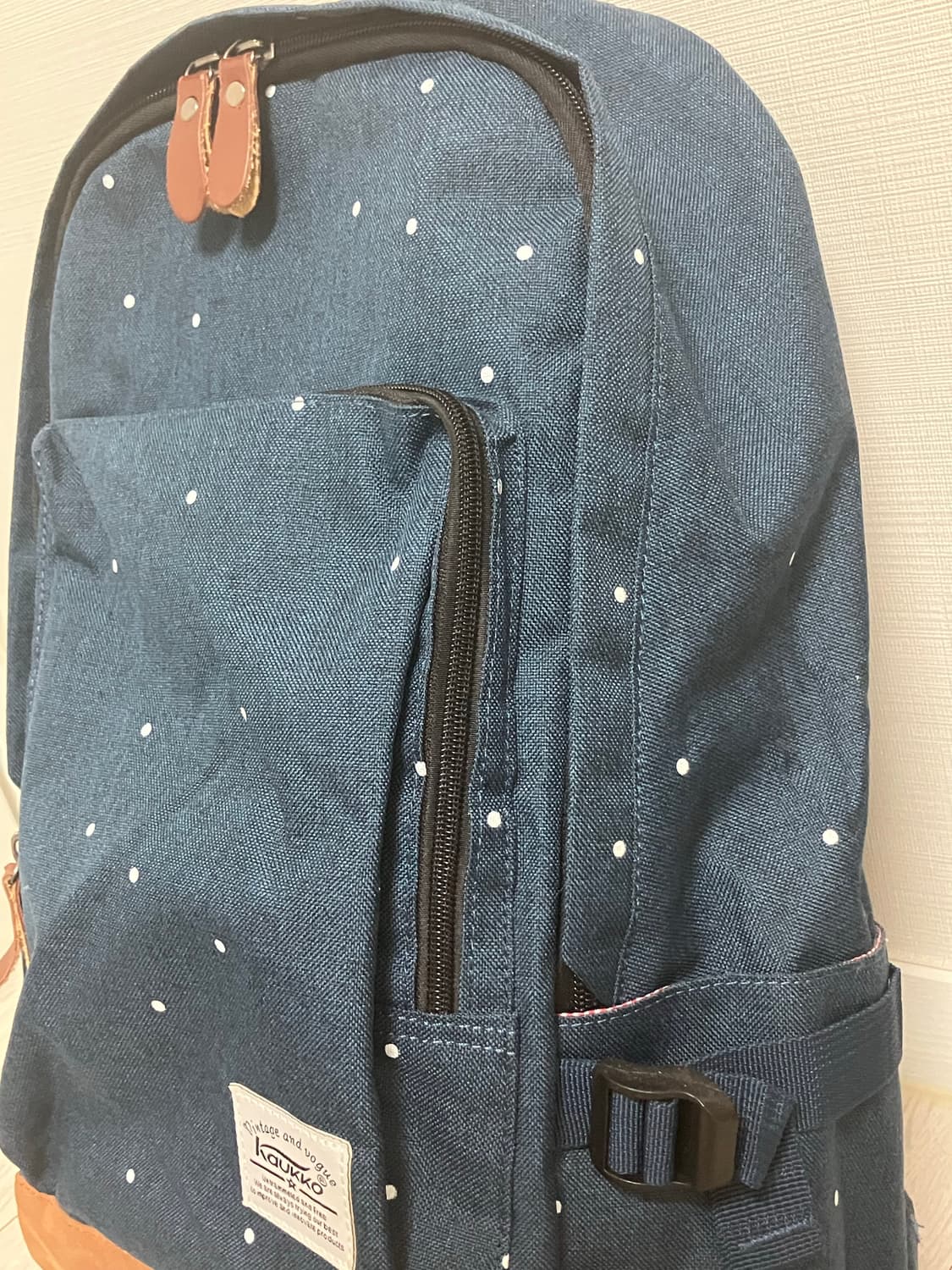모리걸 데님 도트 백팩 아오이 유우 상품이미지2
