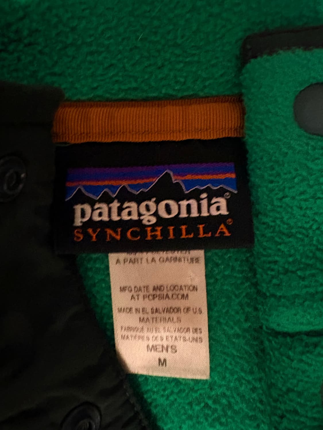 파타고니아 빈티지 신칠라 스냅 풀오버 상품이미지2