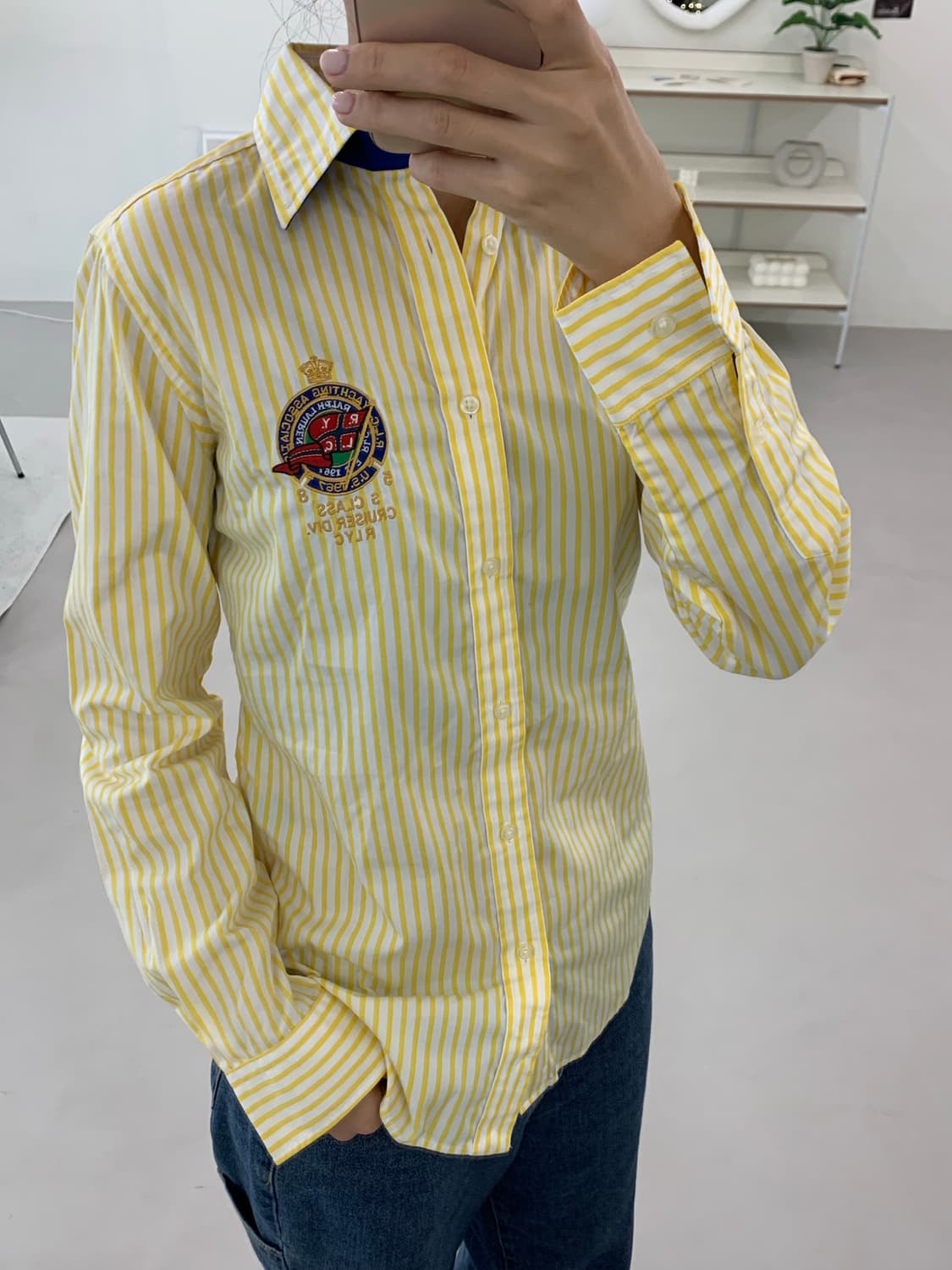 폴로 랄프로렌 여성 요팅 자수 셔츠 6 상품이미지8