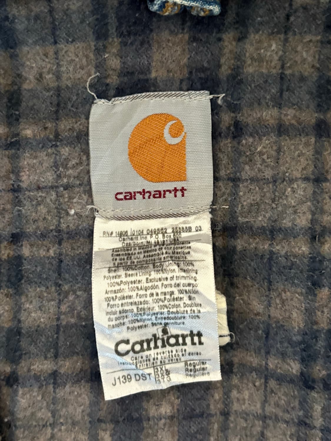 칼하트 j139 데님 자켓 상품이미지2